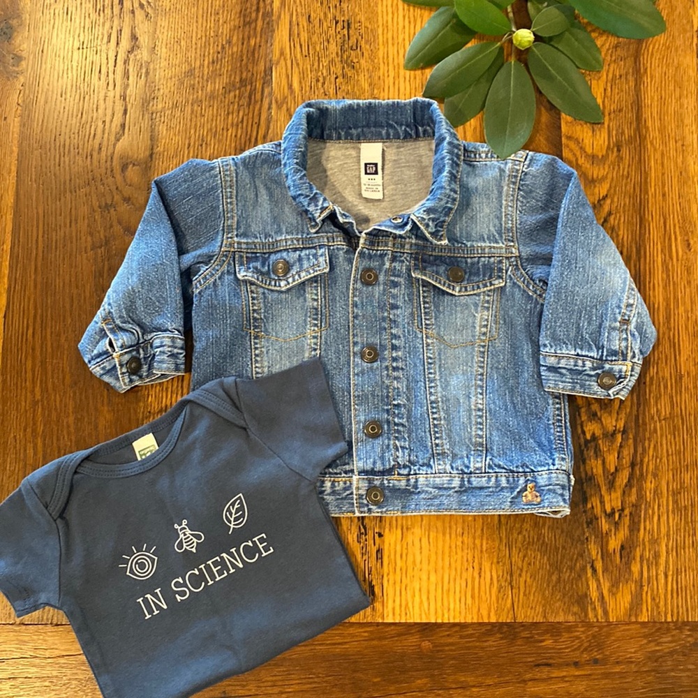 Baby Gap Jean Jacket & Onsie